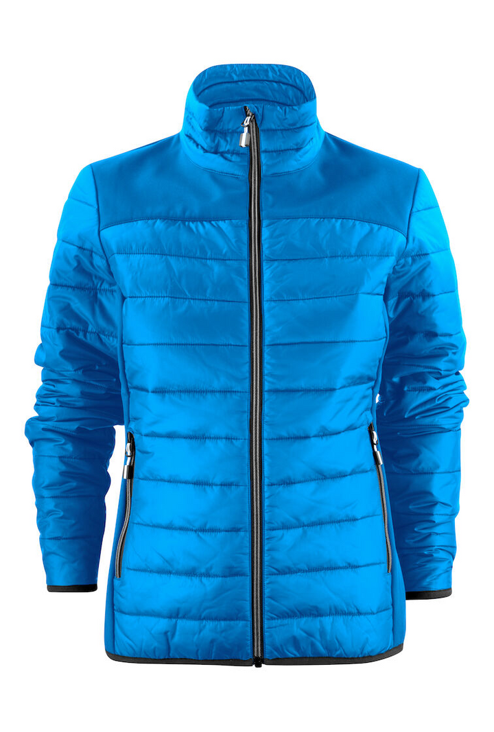 Wattierte Steppjacke mit Sofshell Einsätzen für Damen