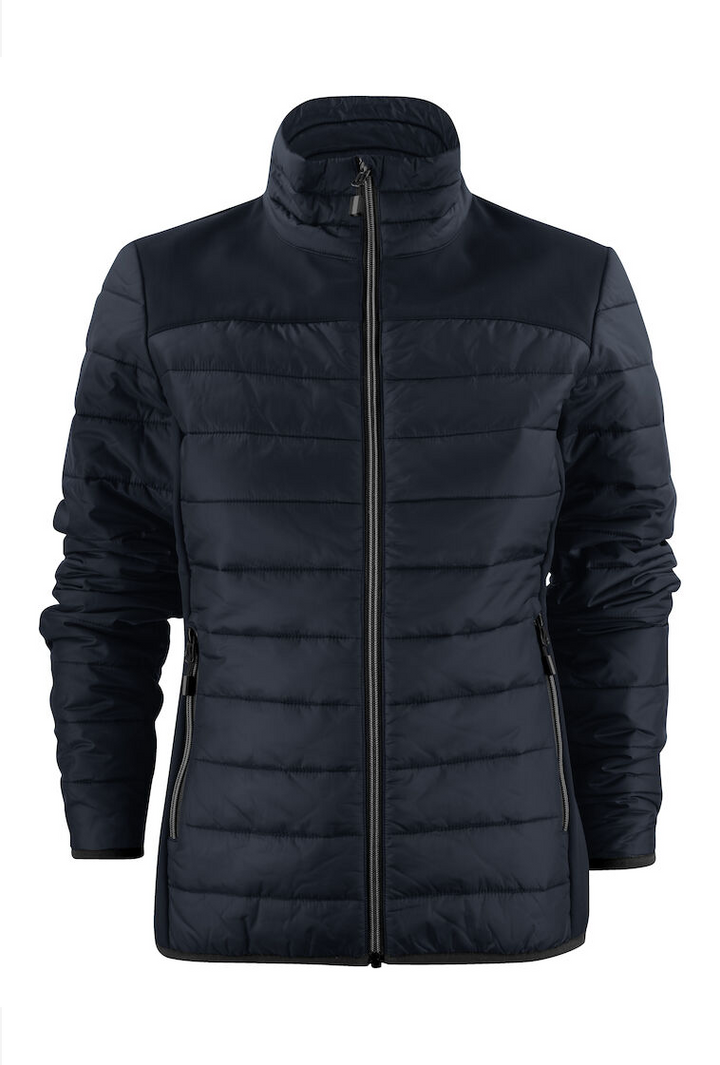 Wattierte Steppjacke mit Sofshell Einsätzen für Damen
