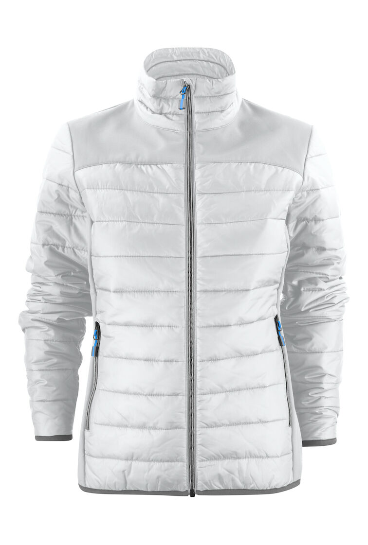 Wattierte Steppjacke mit Sofshell Einsätzen für Damen