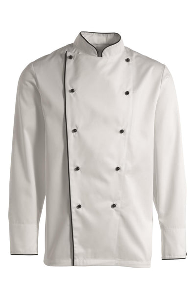 Kochjacke mit Piping