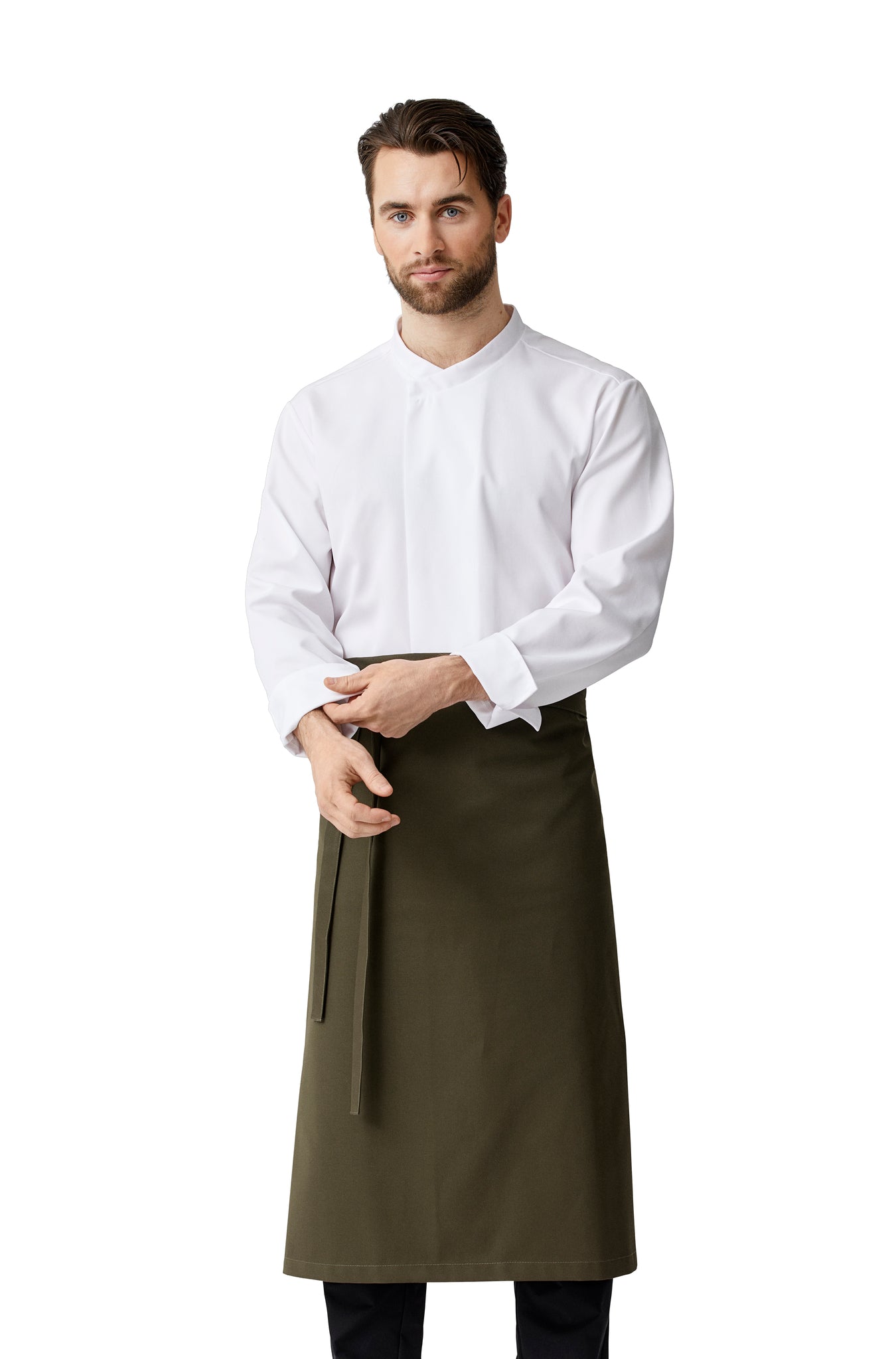 Kochjacke Langarm Tencel