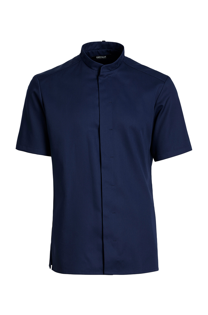 Kurzarm Tencel Koch-/Servicehemd