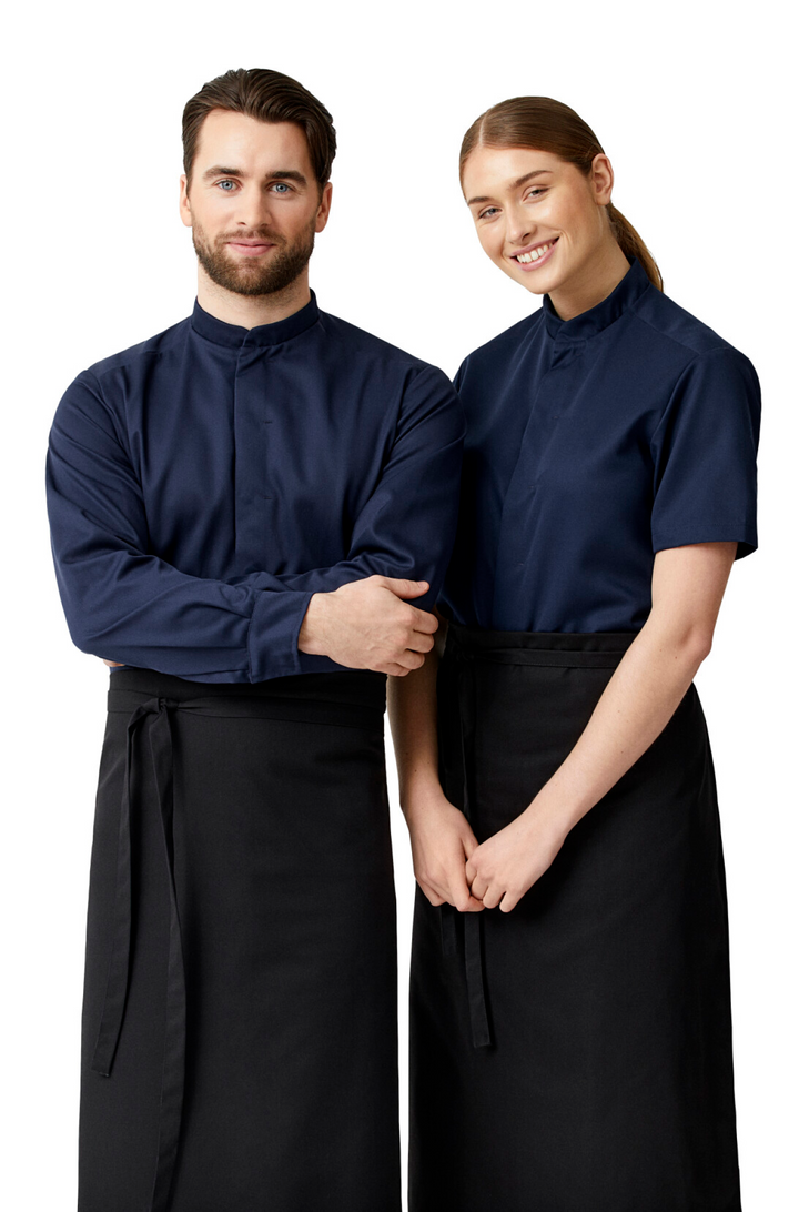 Kurzarm Tencel Koch-/Servicehemd