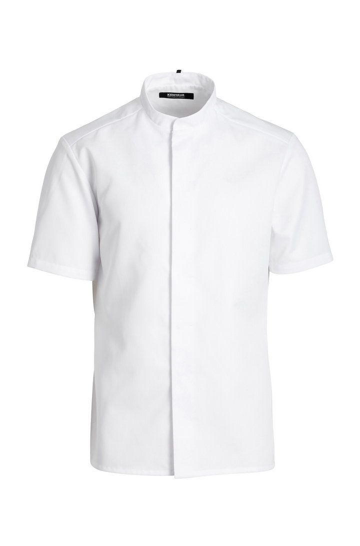Kurzarm Tencel Koch-/Servicehemd
