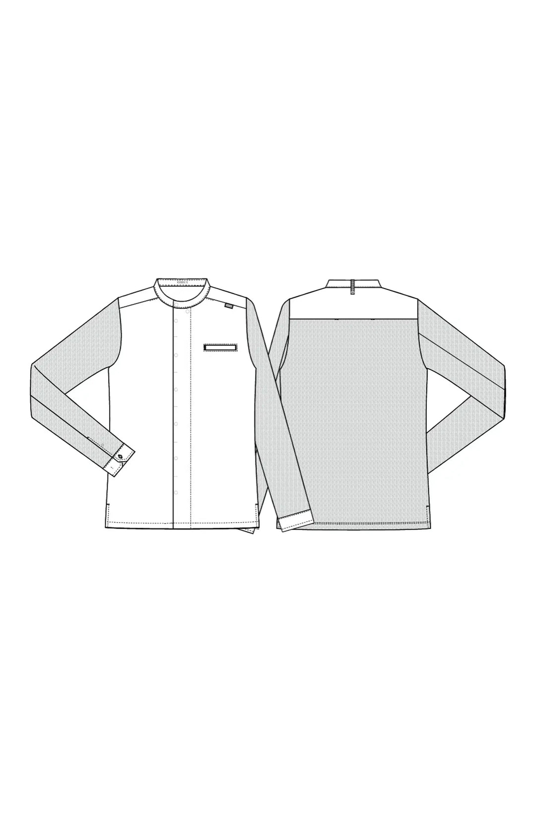 Koch-/Service Pique Hemd