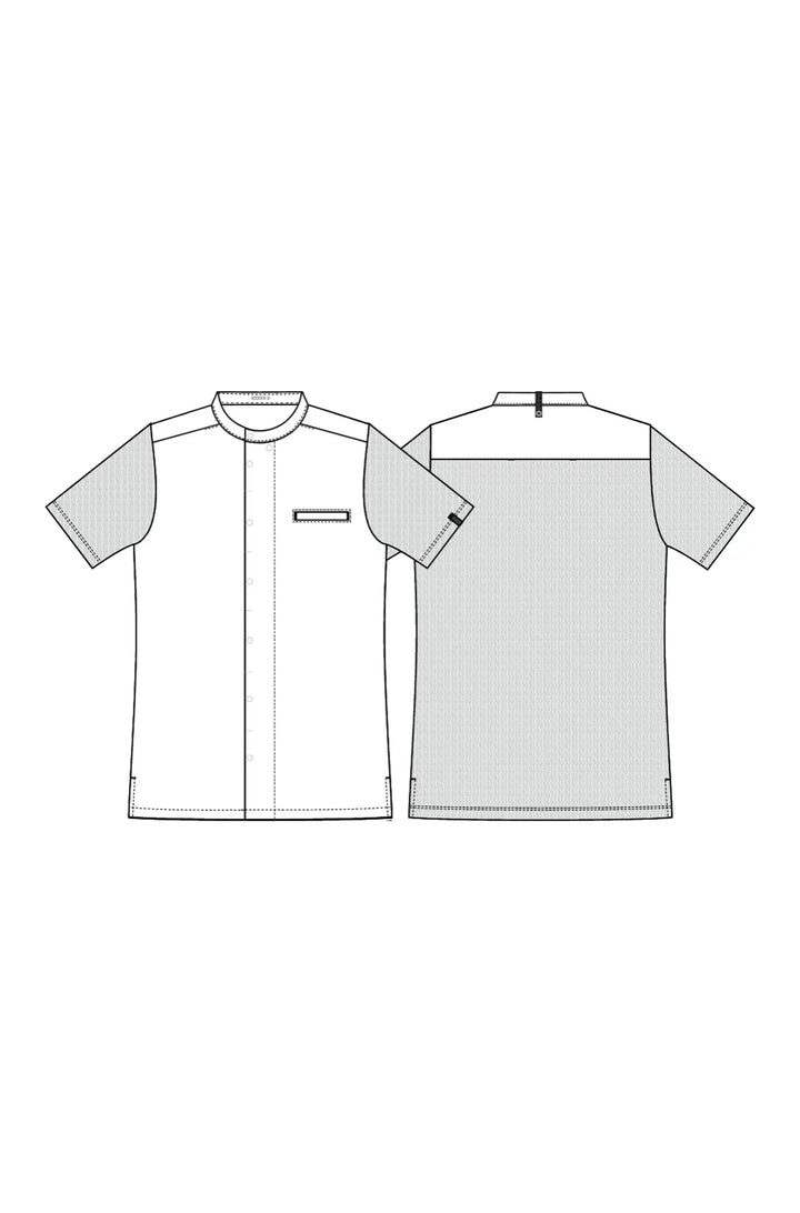 Koch-/Service Pique Hemd Kurzarm