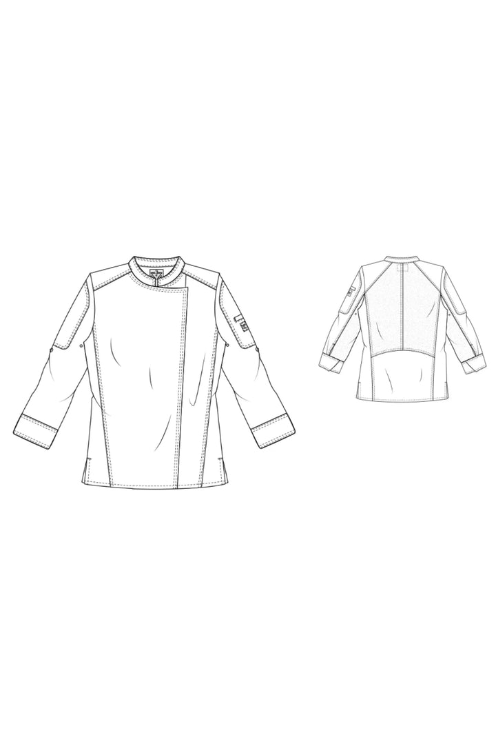 Lady Biker Kochjacke Unisex