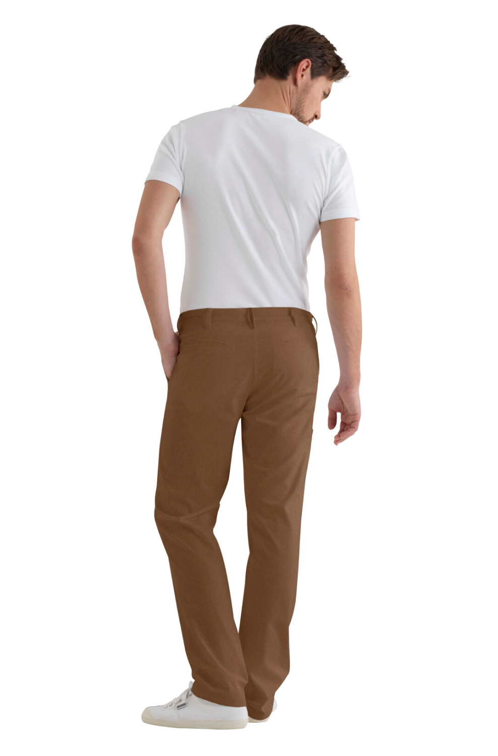 Herren Chino dunkel khaki