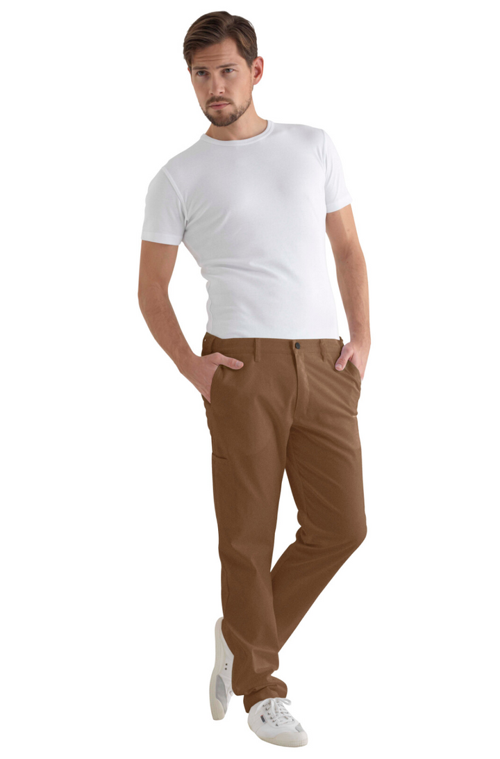 Herren Chino dunkel khaki