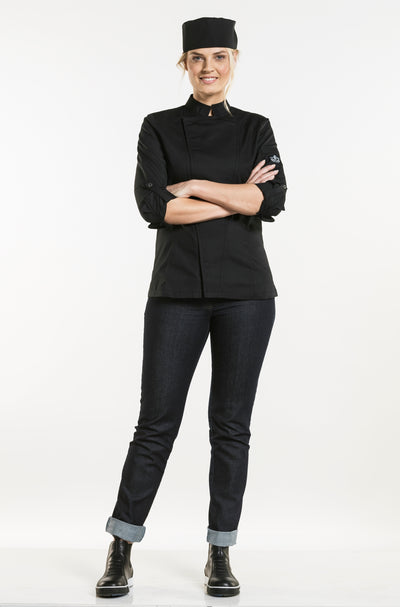 Lady Biker Kochjacke Unisex