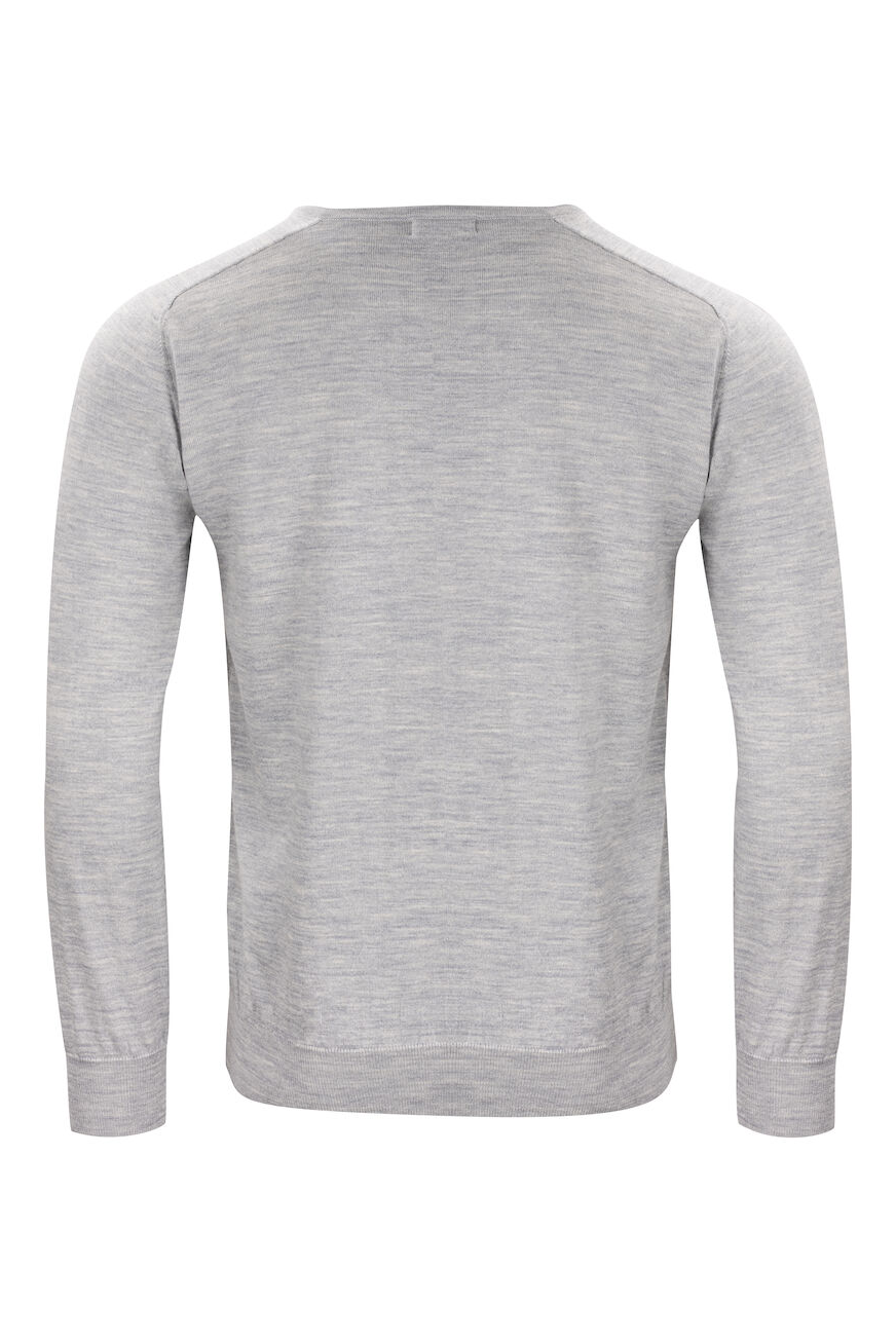 Strickpullover V-Neck Merino für Herren