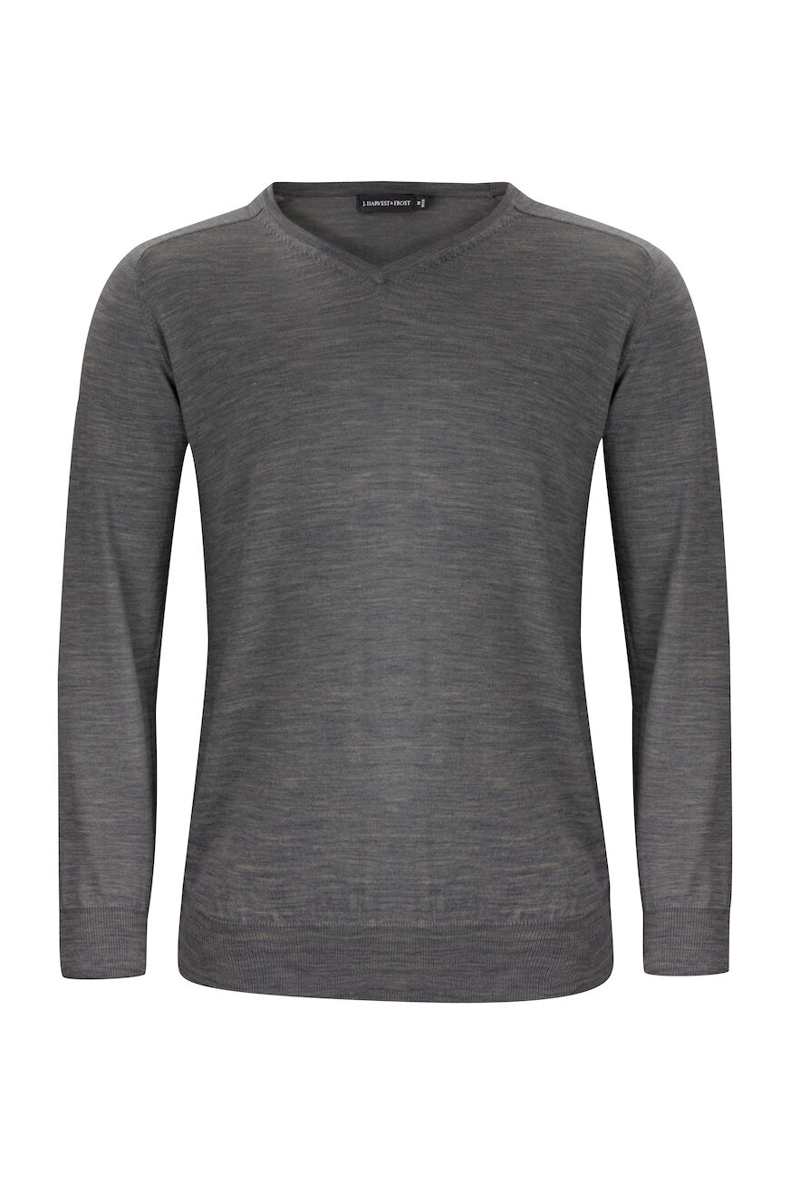 Strickpullover V-Neck Merino für Herren