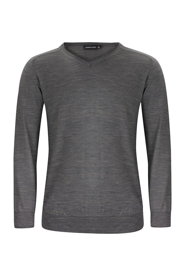 Strickpullover V-Neck Merino für Herren