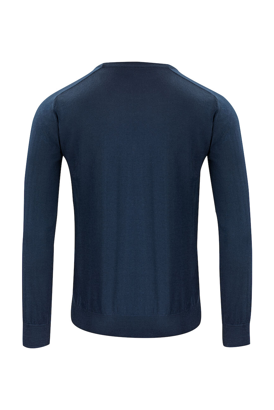 Strickpullover V-Neck Merino für Herren