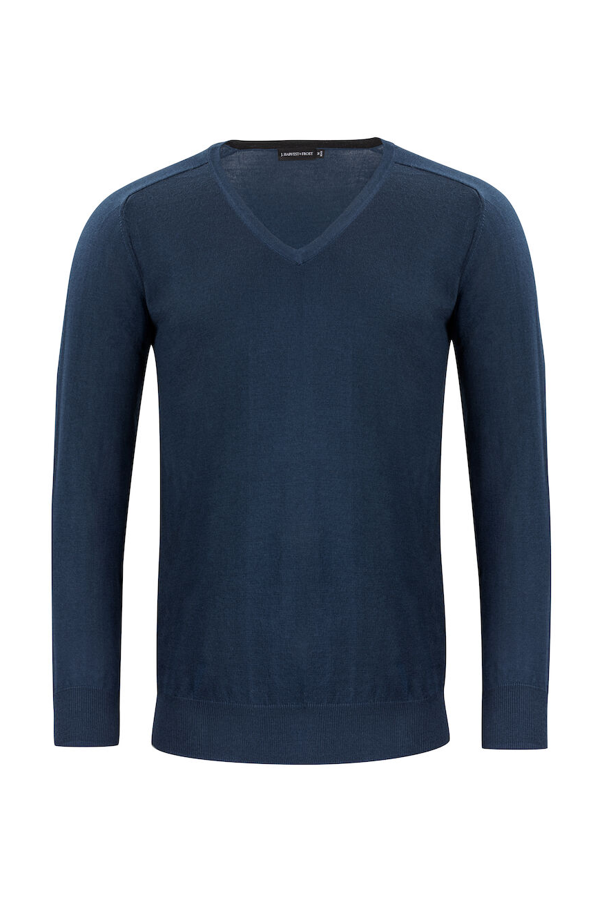 Strickpullover V-Neck Merino für Herren