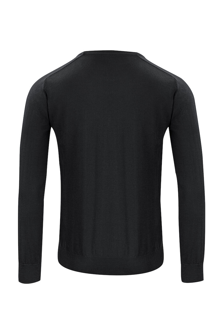 Strickpullover V-Neck Merino für Herren
