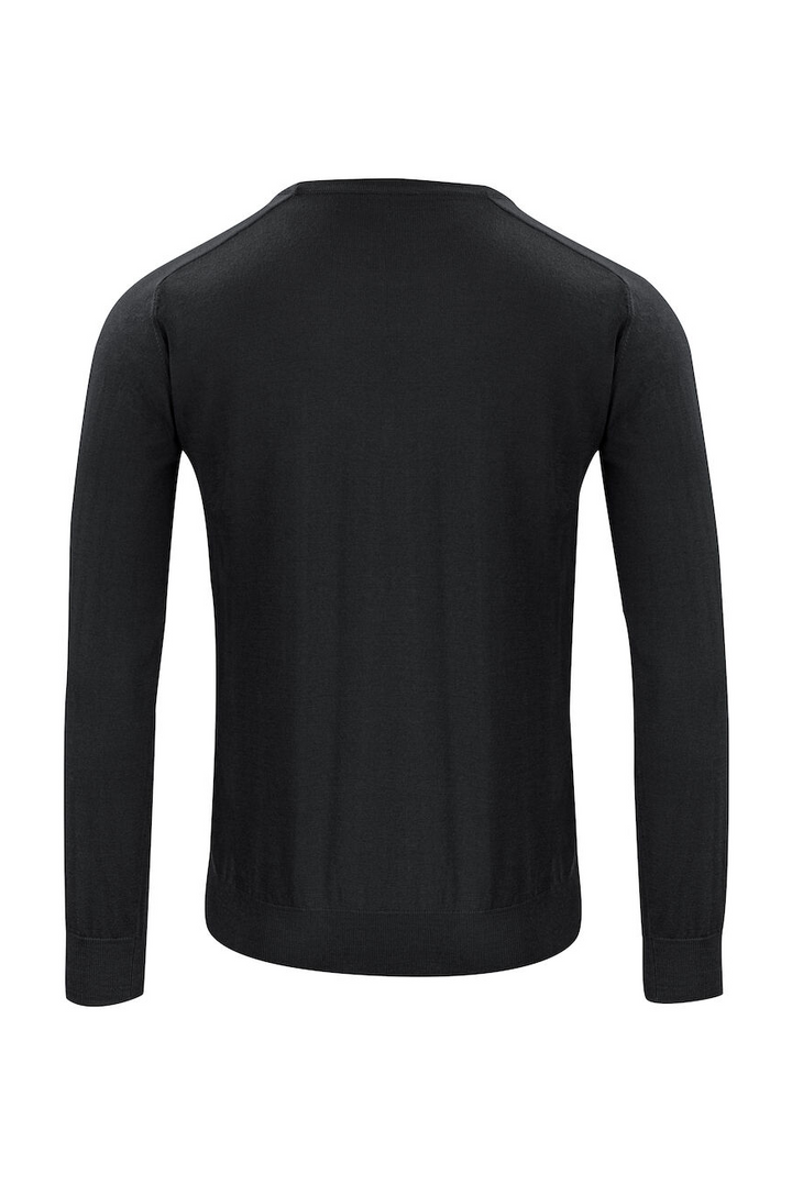 Strickpullover V-Neck Merino für Herren