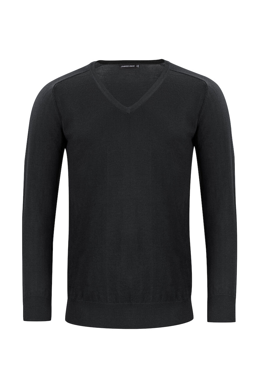 Strickpullover V-Neck Merino für Herren