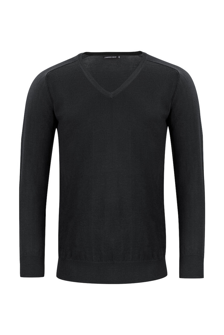 Strickpullover V-Neck Merino für Herren