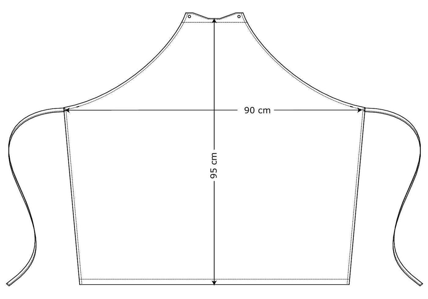 Snap-on Schürze