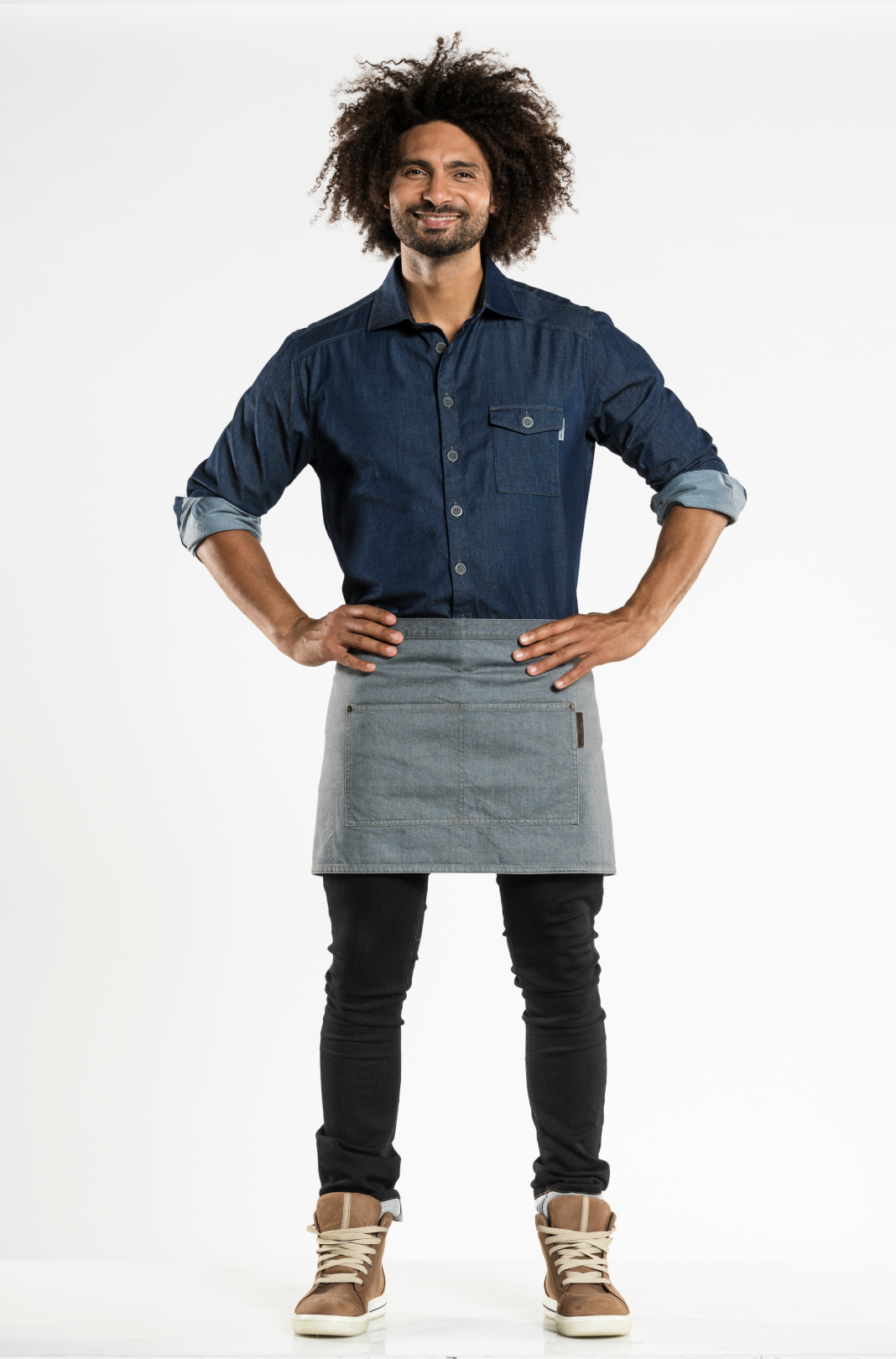 APRON BASE DENIM