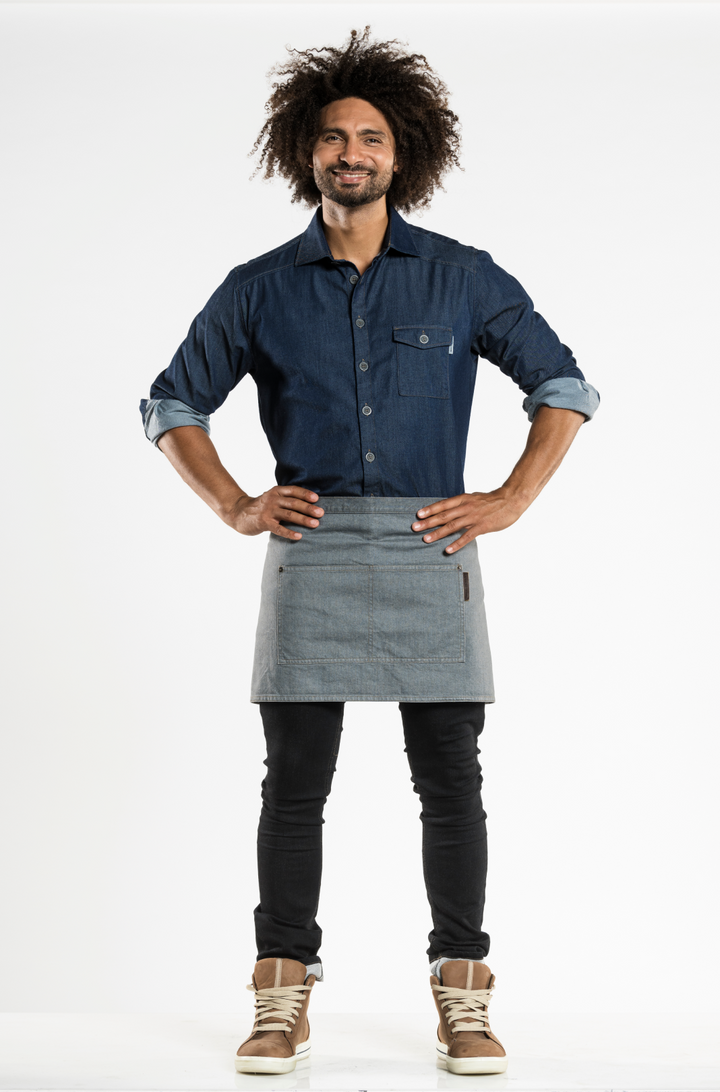 APRON BASE DENIM