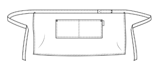 APRON BASE DENIM