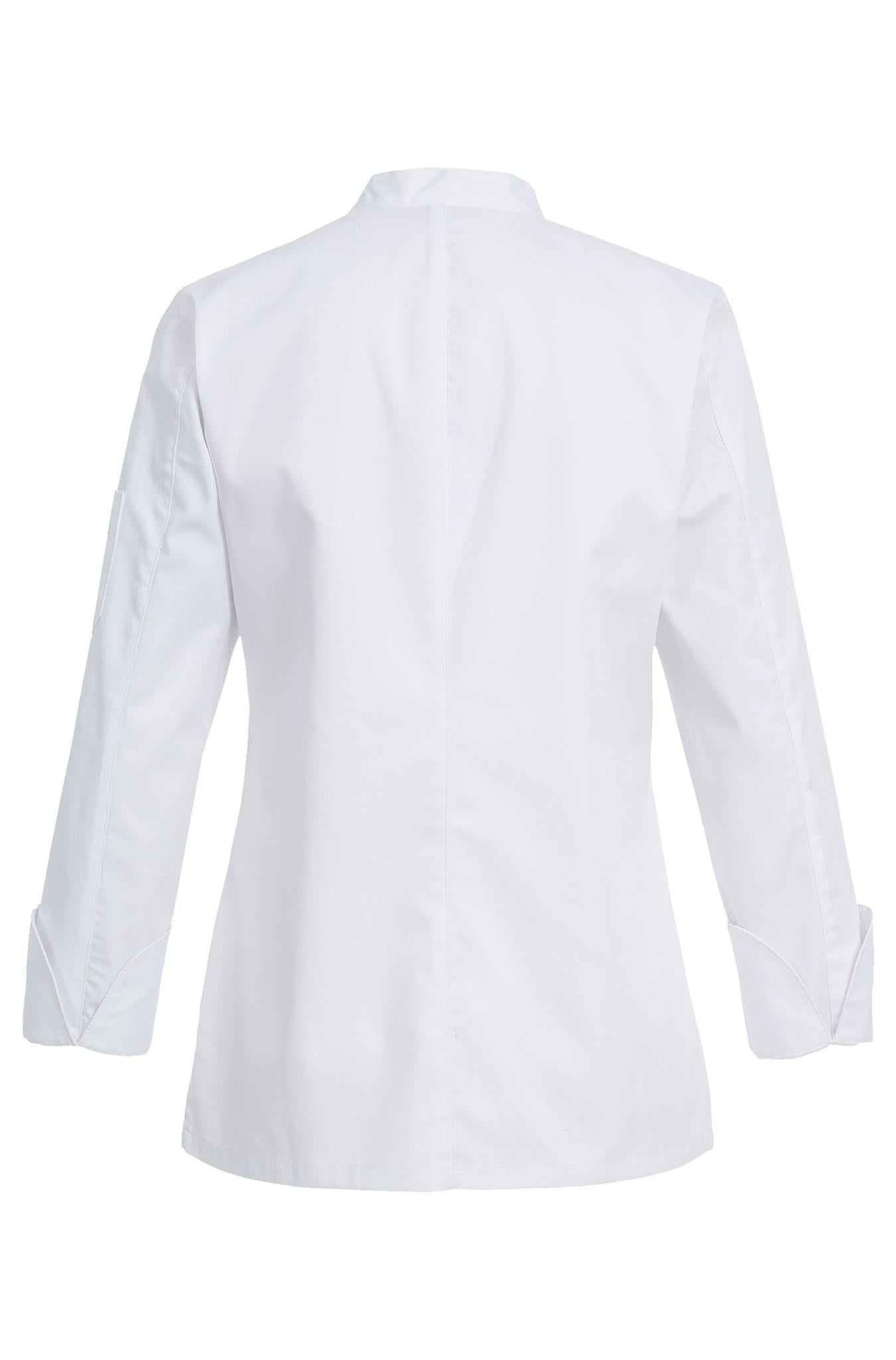 Damen Kochjacke mit verdeckten Druckknöpfen