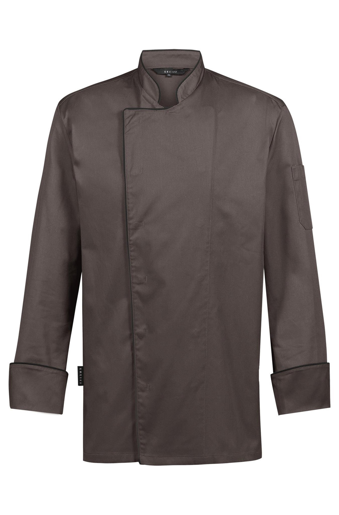 Kochjacke mit Paspelierung