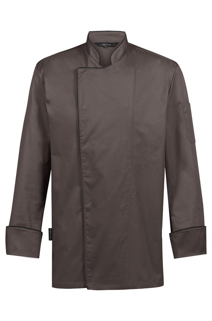 Kochjacke mit Paspelierung