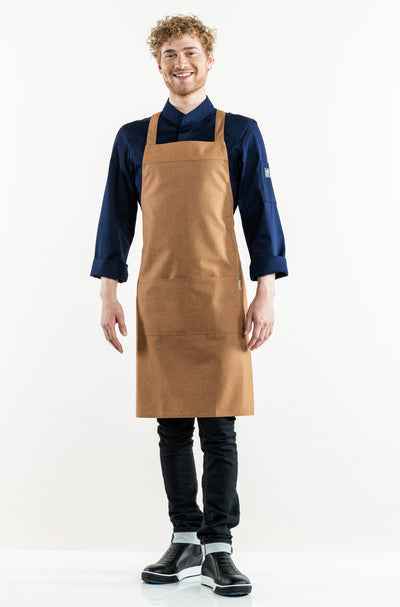 Bib Apron Base Chestnut