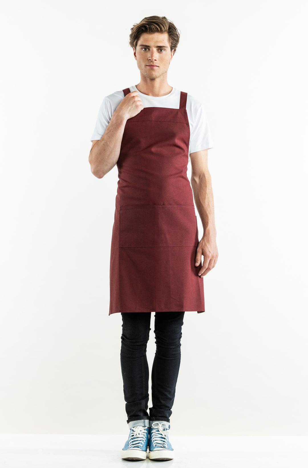 Bib Apron Base Chestnut