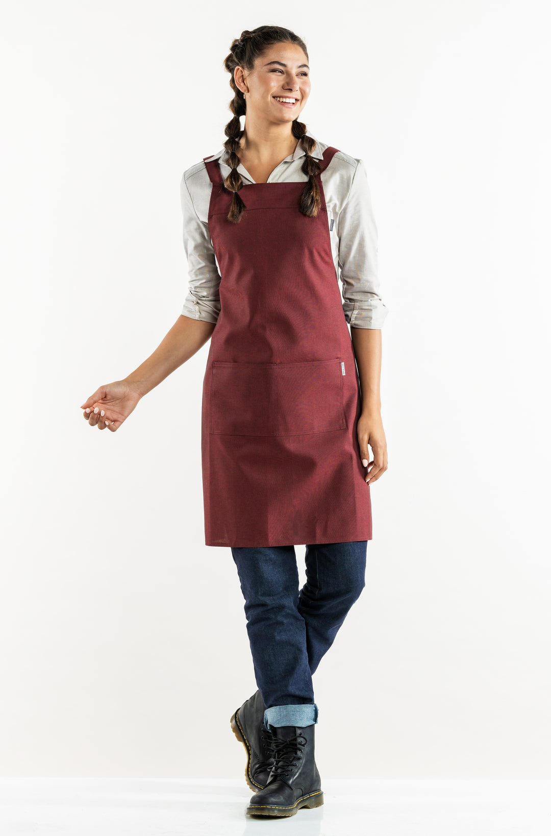 Bib Apron Base Chestnut