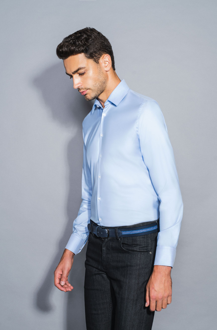 Herren-Hemd Kent Kragen Shape Fit