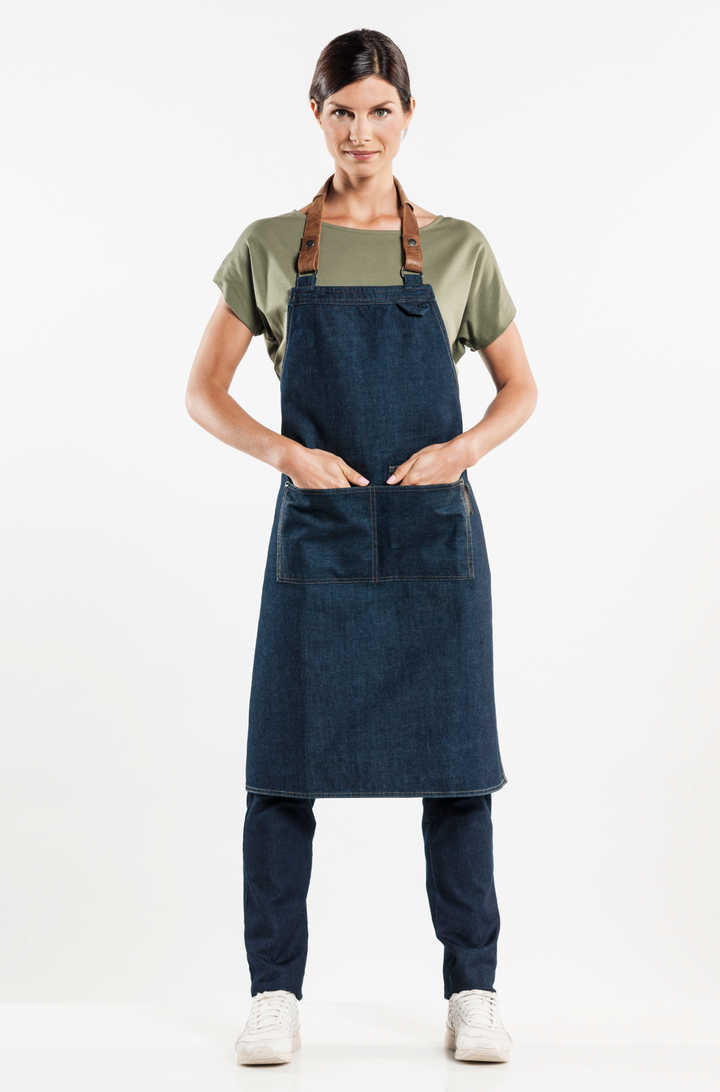 Latzschürze FORENE Blue Denim