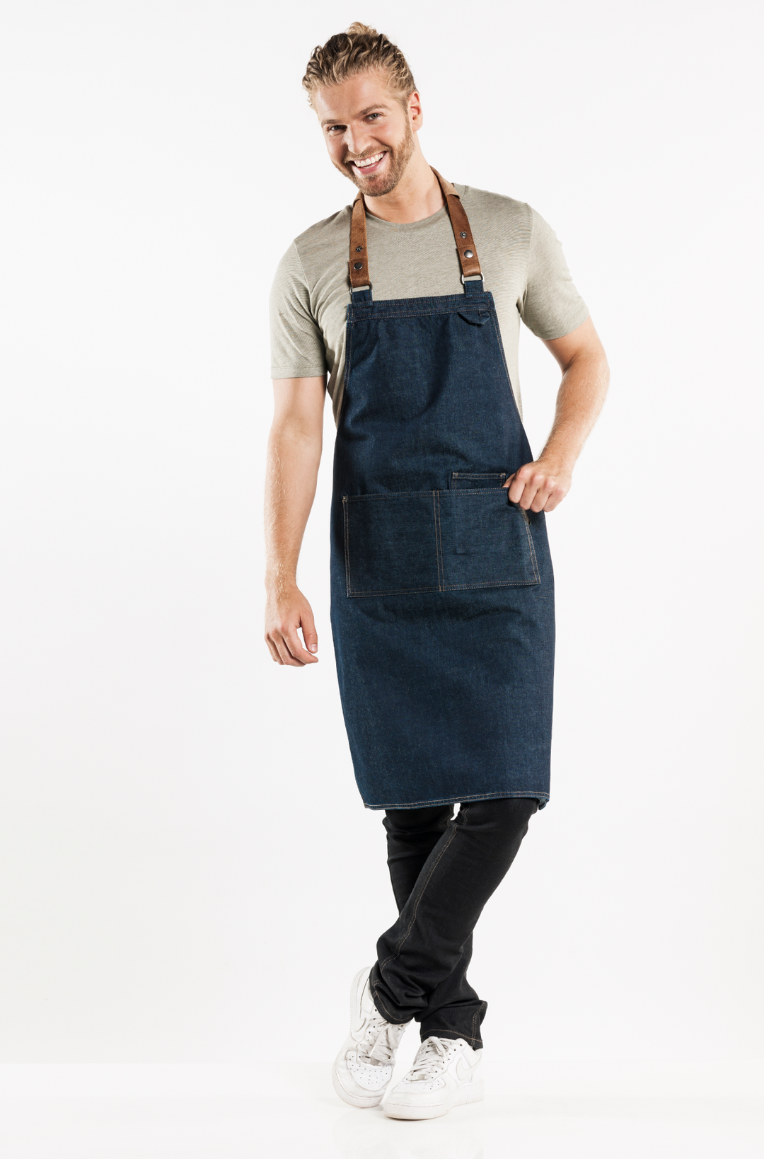 Latzschürze FORENE Blue Denim