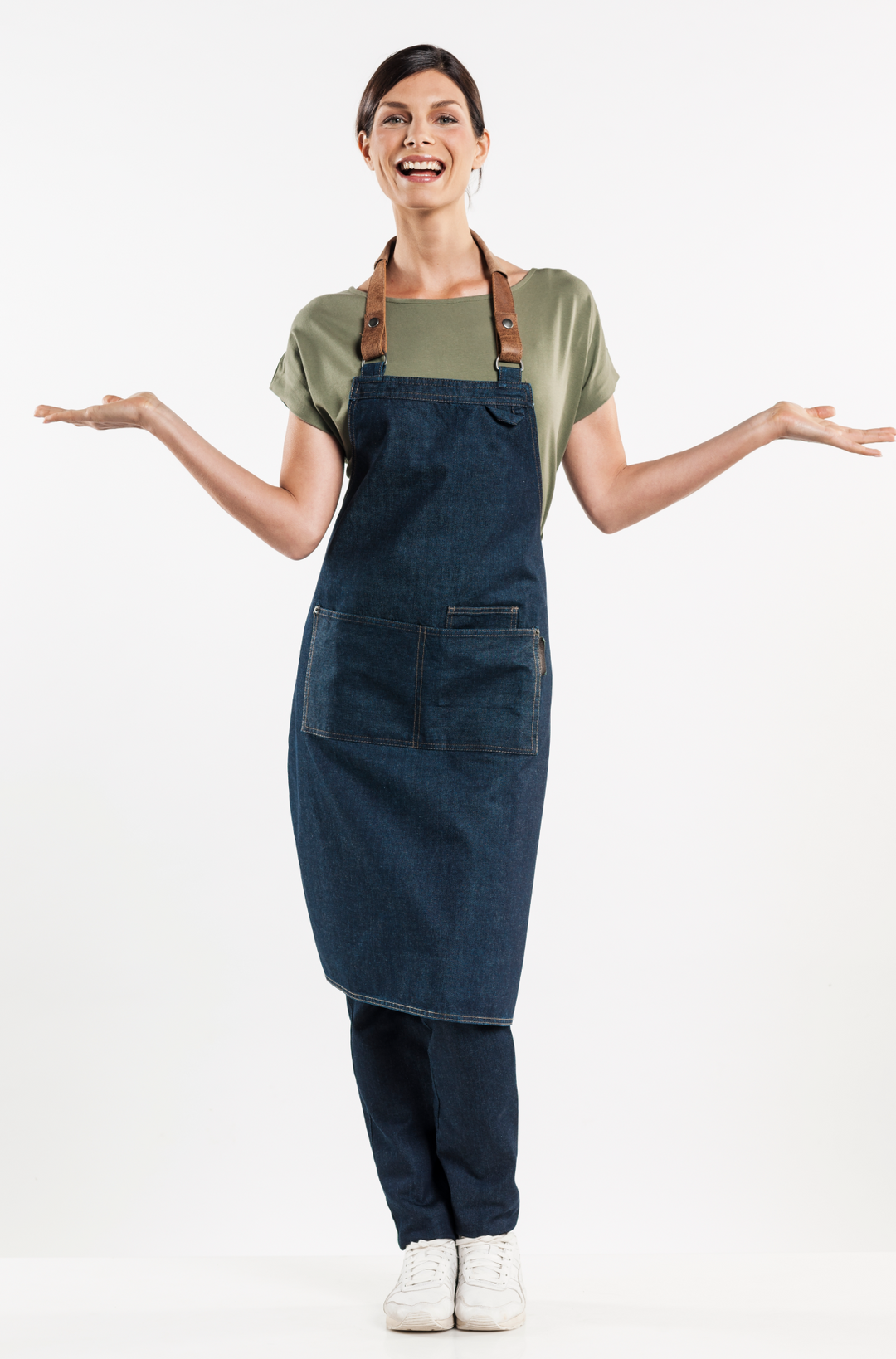 Latzschürze FORENE Blue Denim