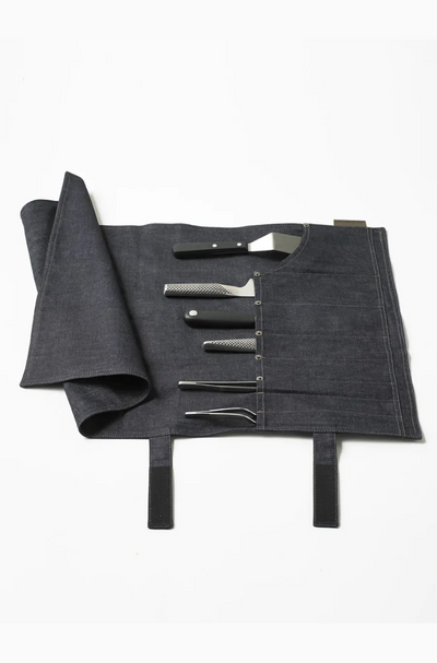 KNIFE ROLL BLUE DENIM