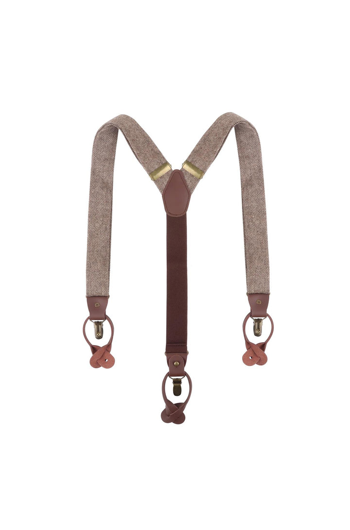 3er Pack Hosenträger Urban-Herringbone