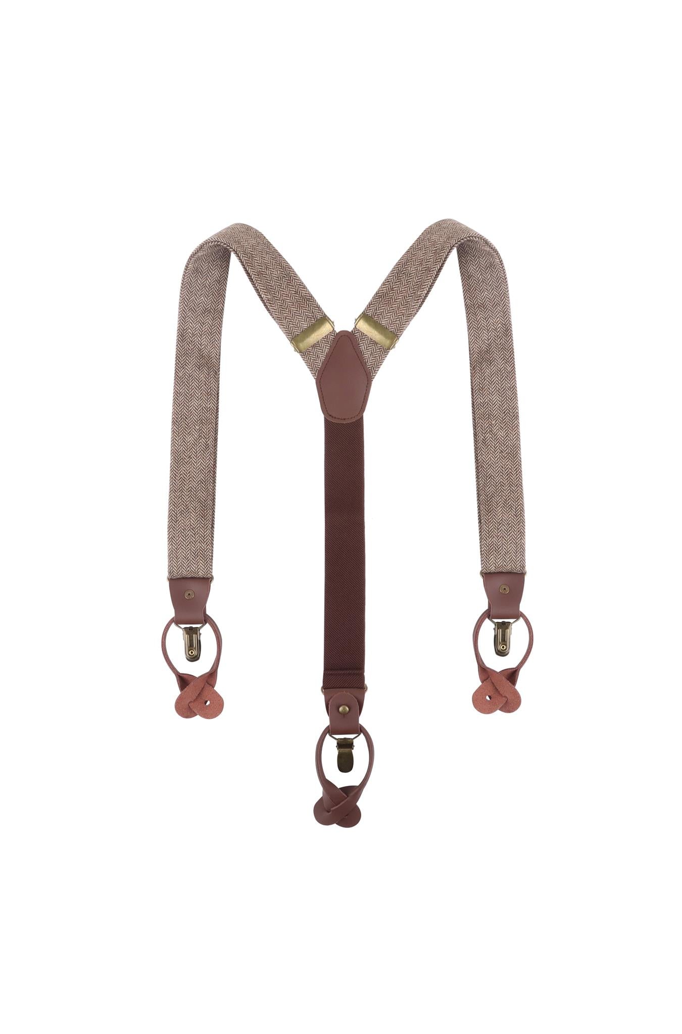 3er Pack Hosenträger Urban-Herringbone