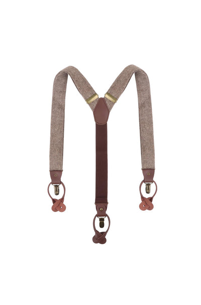 3er Pack Hosenträger Urban-Herringbone