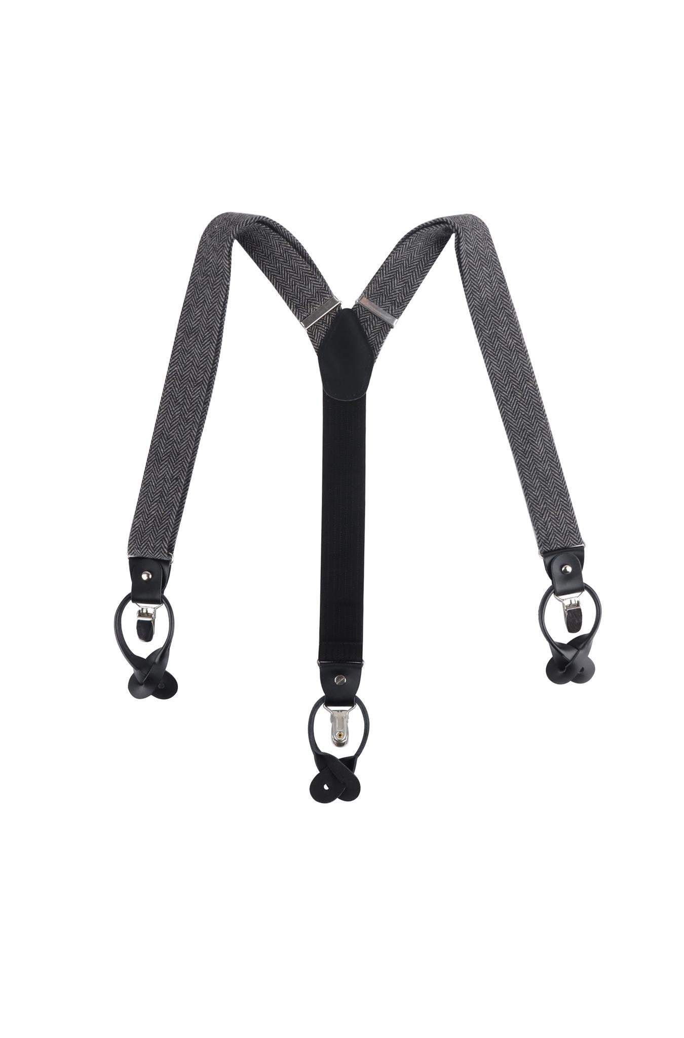 3er Pack Hosenträger Urban-Herringbone