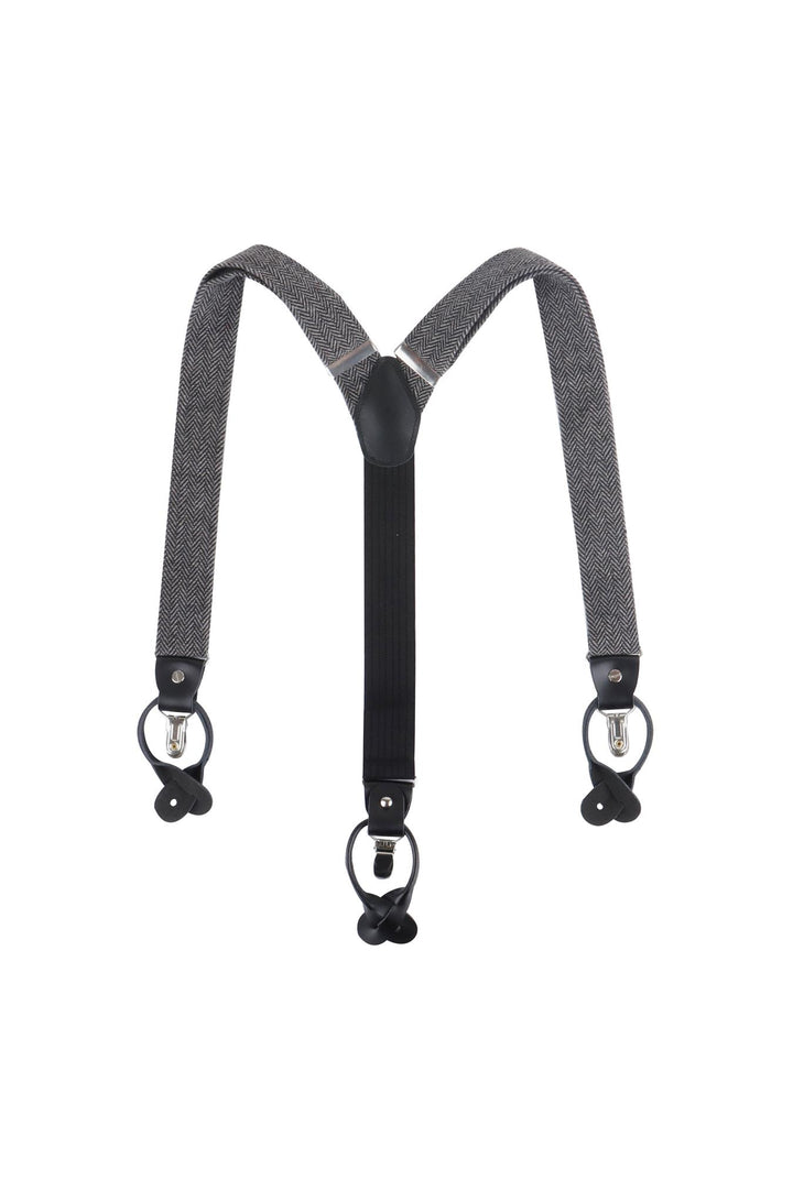 3er Pack Hosenträger Urban-Herringbone