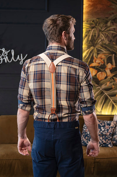 3er Pack Hosenträger Urban-Herringbone