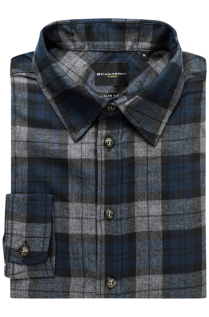 Herren Karobluse Urban-Style