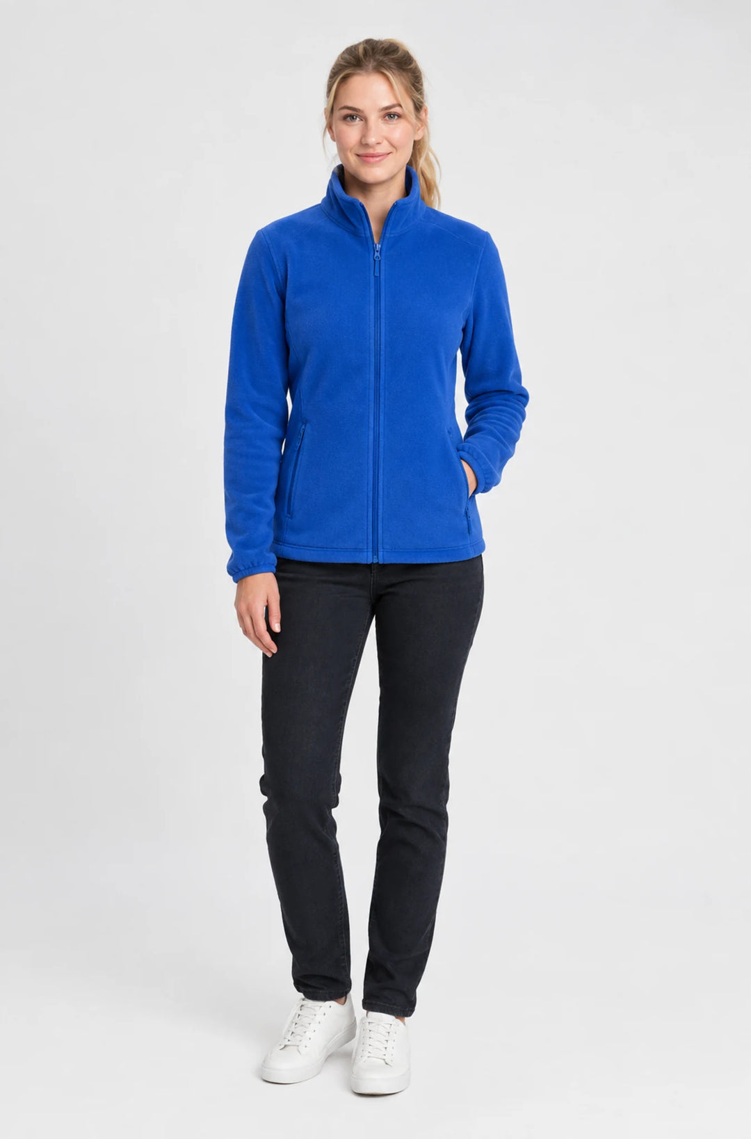 Damen Basic Micro Fleece Jacket