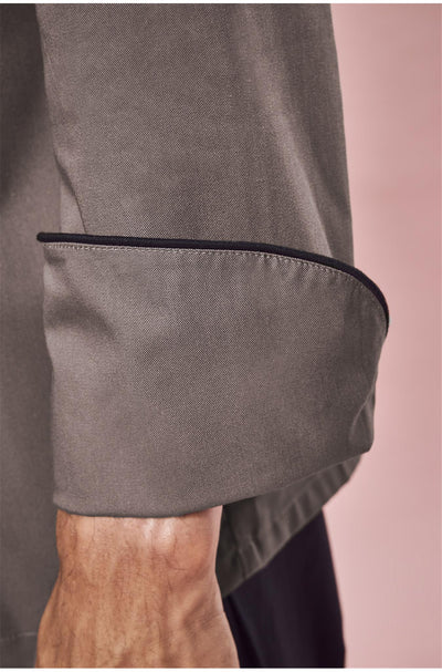 Kochjacke mit Paspelierung