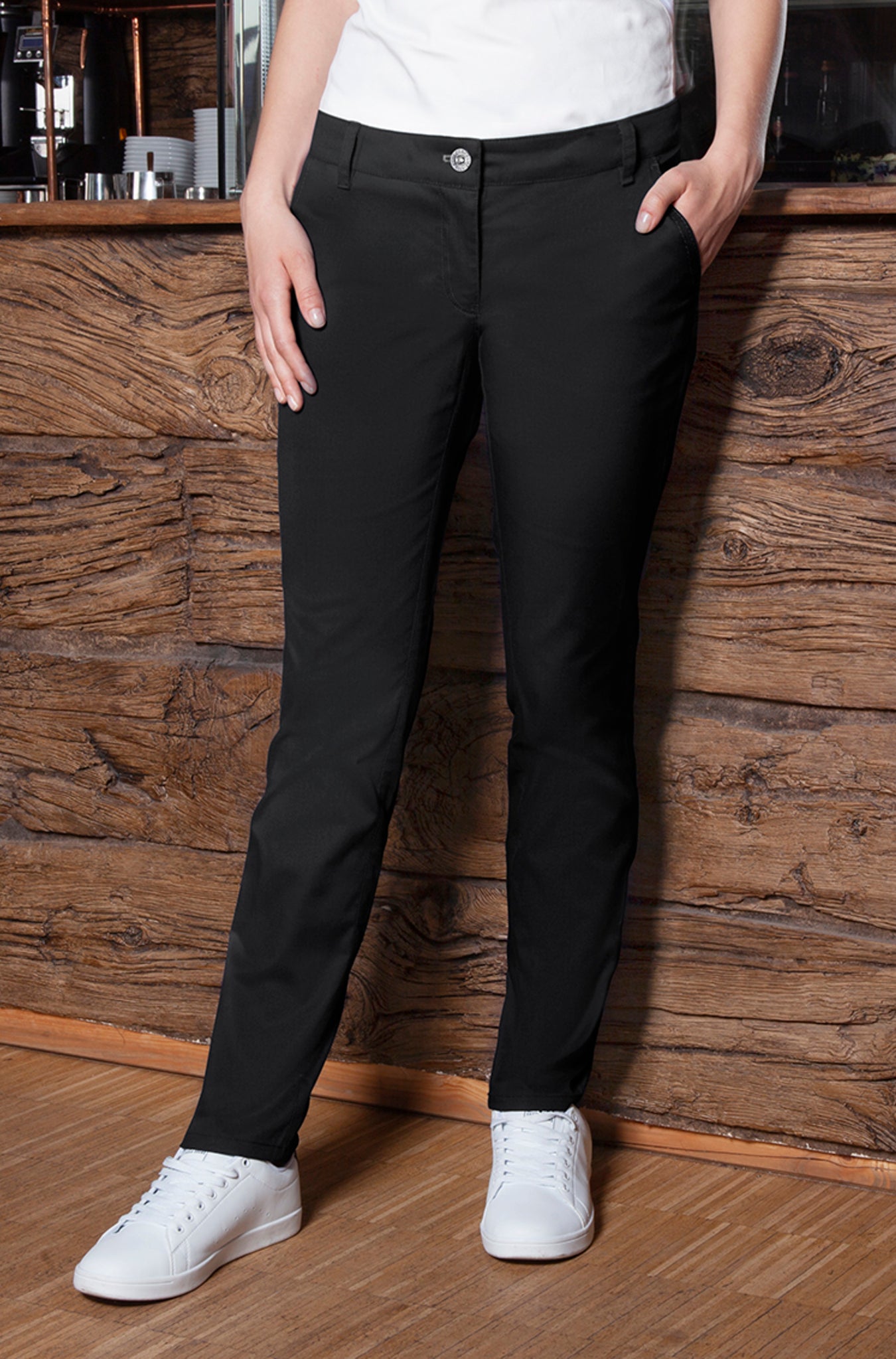 Damen 5-Pocket-Hose Classic-Stretch