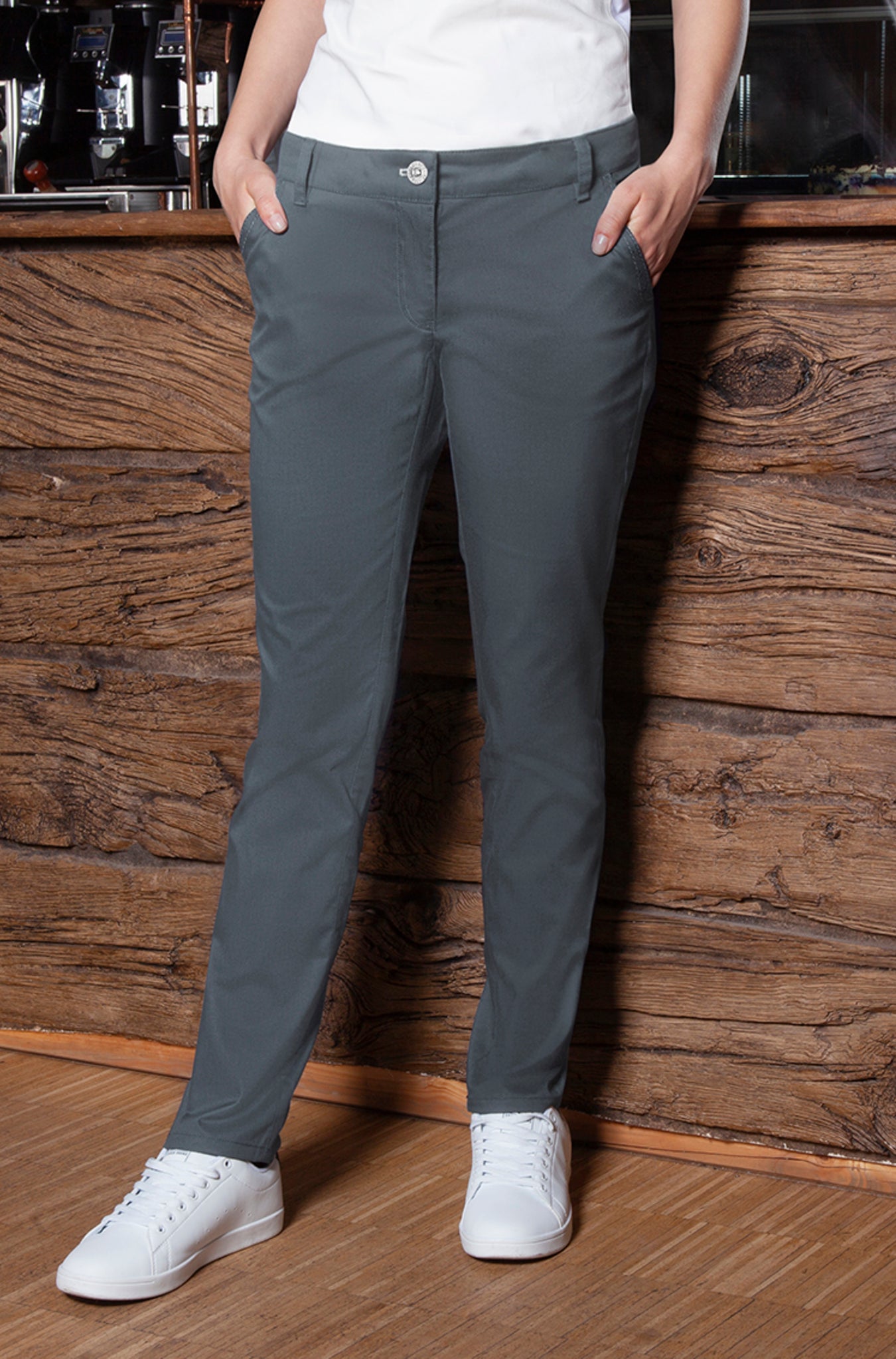 Damen 5-Pocket-Hose Classic-Stretch