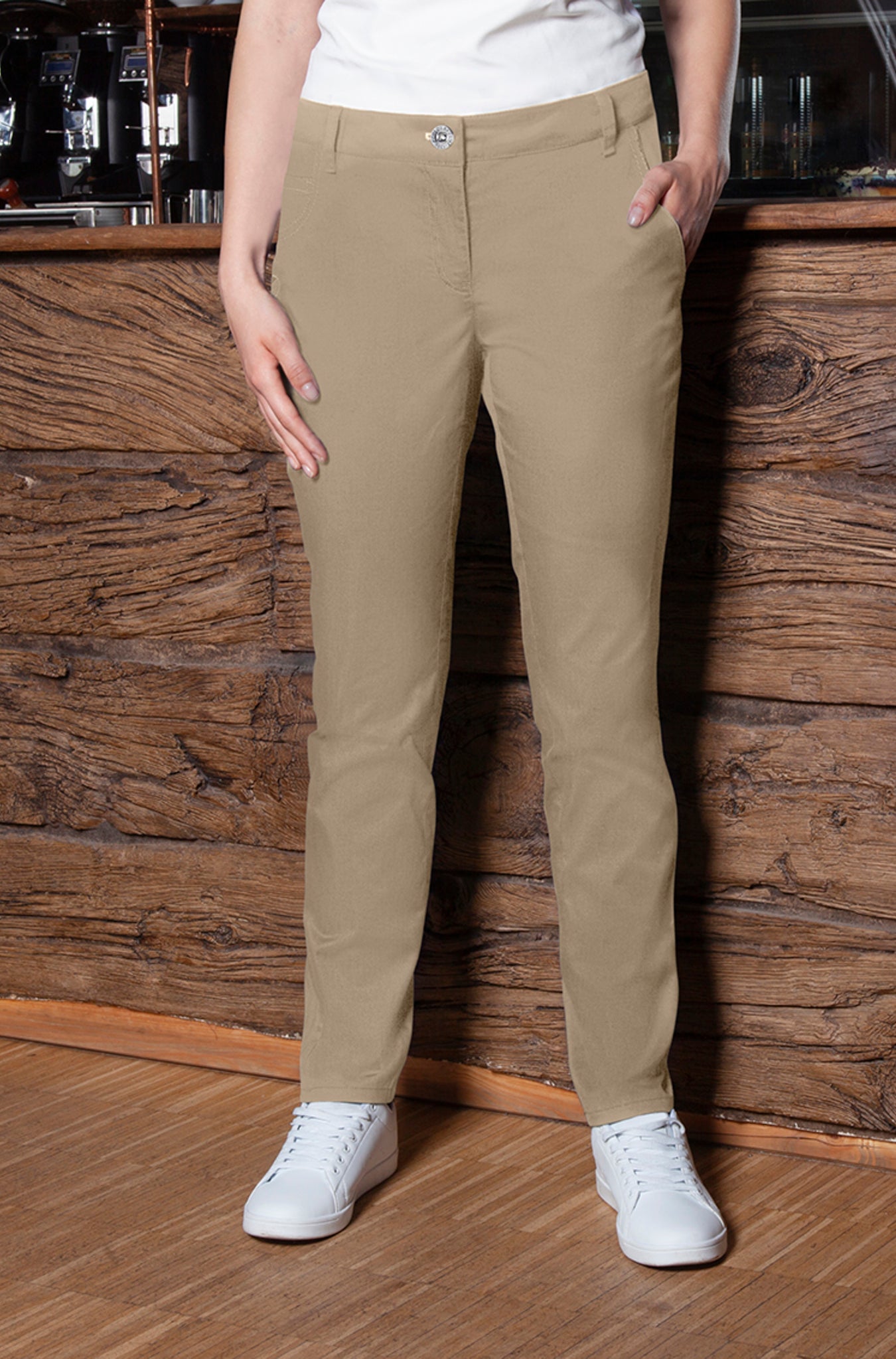 Damen 5-Pocket-Hose Classic-Stretch